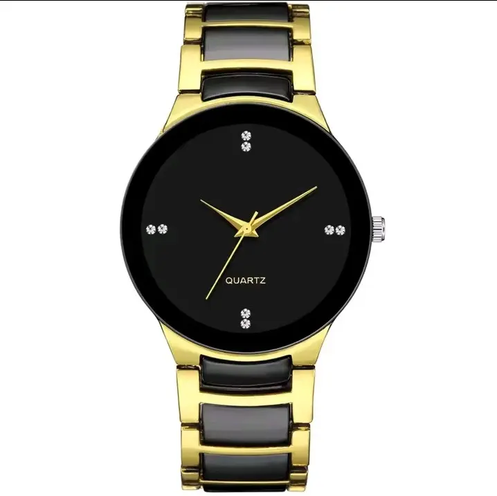 ORLANDO Luxury – Reloj Masculino en Negro y Oro con Acabado de Alta Gama 