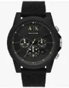 Armani Exchange – Reloj Cronógrafo para Hombre con Correa de Cuero, Acero o Silicona 
