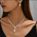 Conjunto de collar, Ideal como regalo para bodas, banquetes y fiestas.