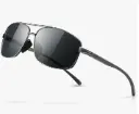 SUNGAIT lentes de sol polarizados rectangulares livianos con protección 100% contra rayos UV