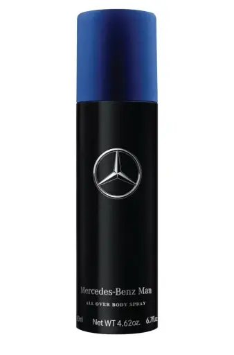 Mercedes-Benz Man - Spray corporal para hombres - Fragancia afrutada amaderada con ambreta y cedro - Frescura completa - 6.7 onzas