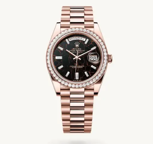 Rolex Day Date 40mm President, Yellow Gold Green Ombre dial