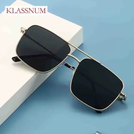 Gafas de sol con montura metálica de moda KLASSNUM, 