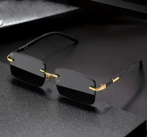 Gafas de Sol Unisex Sin Montura – Diseño Popular y Cómodo 